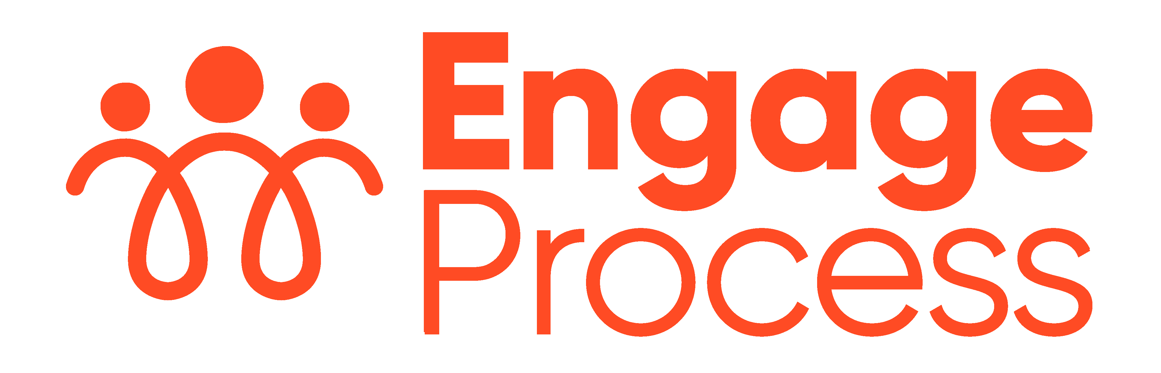 Logo stacked - orange